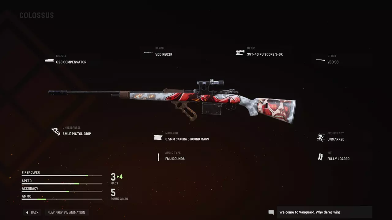 Colossus - COD Warzone and Vanguard Weapon Blueprint | Call of Duty Colossus - COD Warzone and Vanguard Weapon Blueprint | Call of Duty