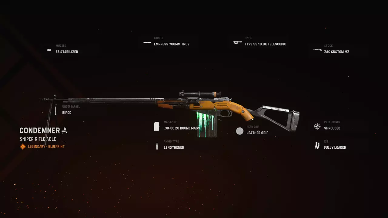 Condemner - COD Warzone and Vanguard Weapon Blueprint | Call of Duty