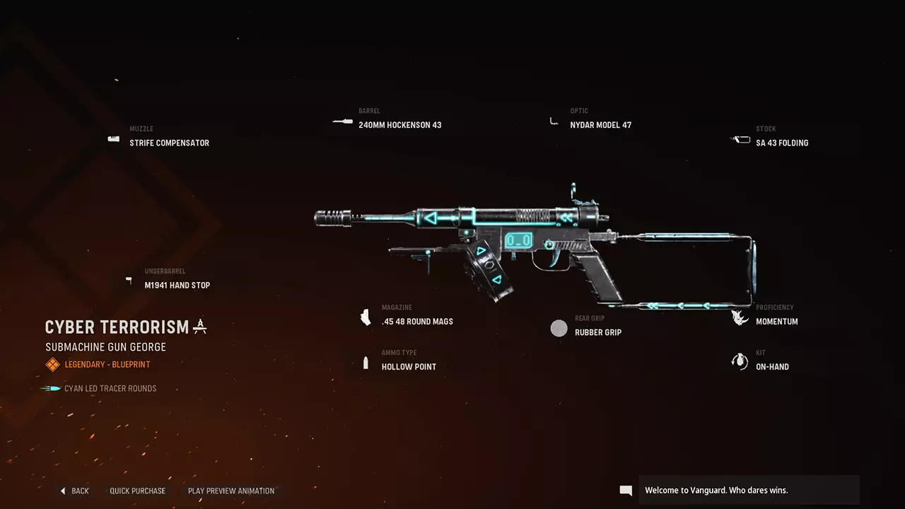 Cyber Terrorism - COD Warzone and Vanguard Weapon Blueprint | Call of Duty