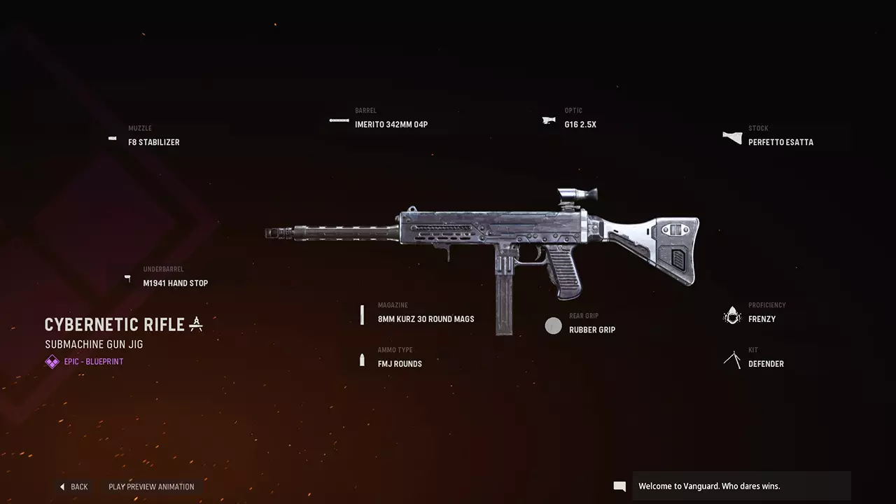 Cybernetic Rifle - COD Warzone and Vanguard Weapon Blueprint | Call of Duty Cybernetic Rifle - COD Warzone and Vanguard Weapon Blueprint | Call of Duty