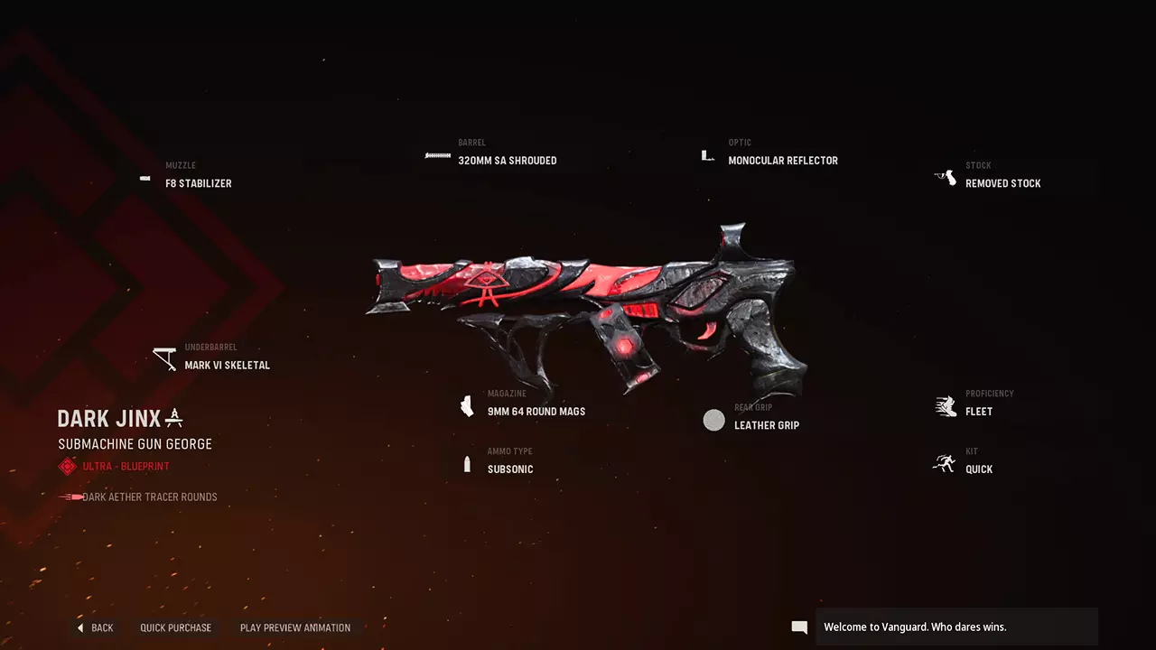 Dark Jinx - COD Warzone and Vanguard Weapon Blueprint | Call of Duty Dark Jinx - COD Warzone and Vanguard Weapon Blueprint | Call of Duty