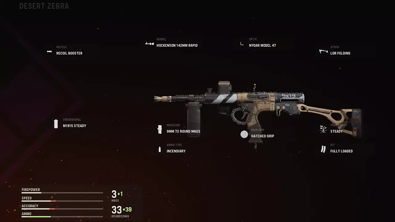 Desert Zebra - COD Warzone and Vanguard Weapon Blueprint | Call of Duty