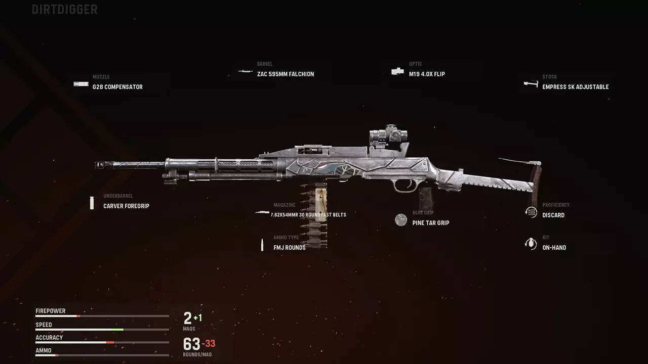 Dirtdigger - COD Warzone and Vanguard Weapon Blueprint | Call of Duty Dirtdigger - COD Warzone and Vanguard Weapon Blueprint | Call of Duty
