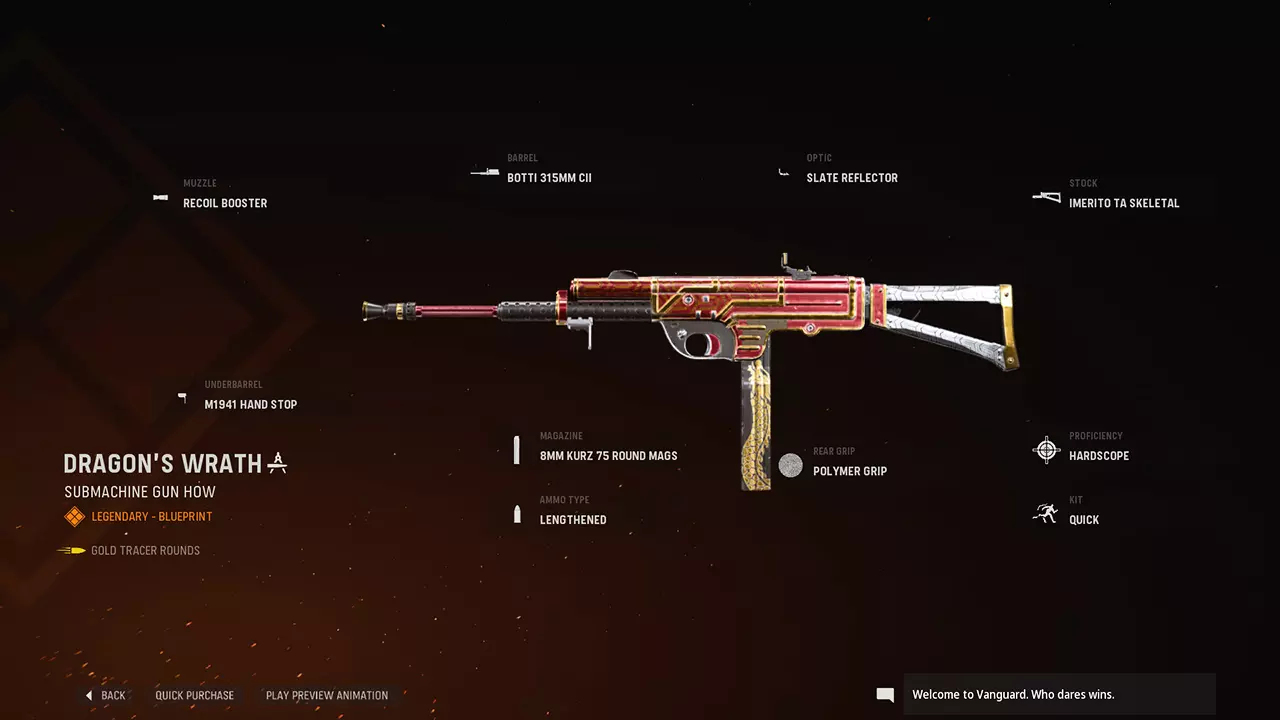 Dragon's Wrath - COD Warzone and Vanguard Weapon Blueprint | Call of Duty Dragon's Wrath - COD Warzone and Vanguard Weapon Blueprint | Call of Duty