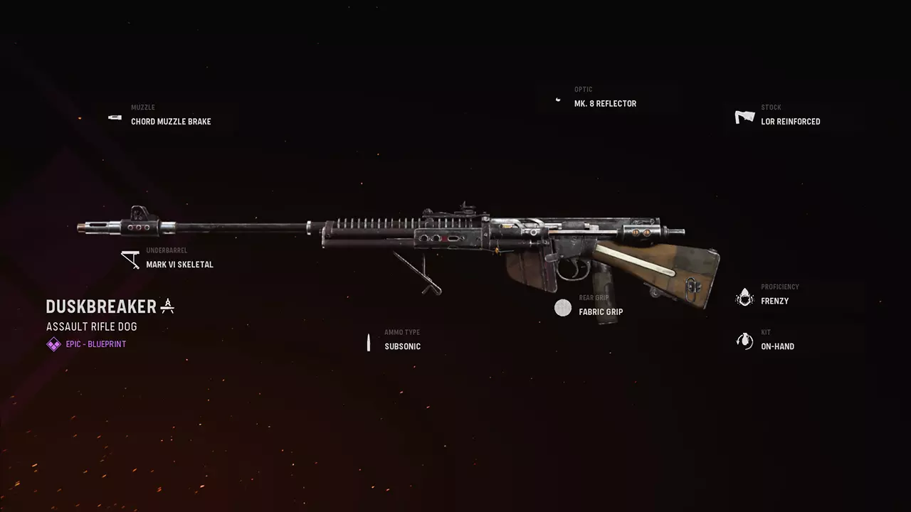 Duskbreaker - COD Warzone and Vanguard Weapon Blueprint | Call of Duty Duskbreaker - COD Warzone and Vanguard Weapon Blueprint | Call of Duty