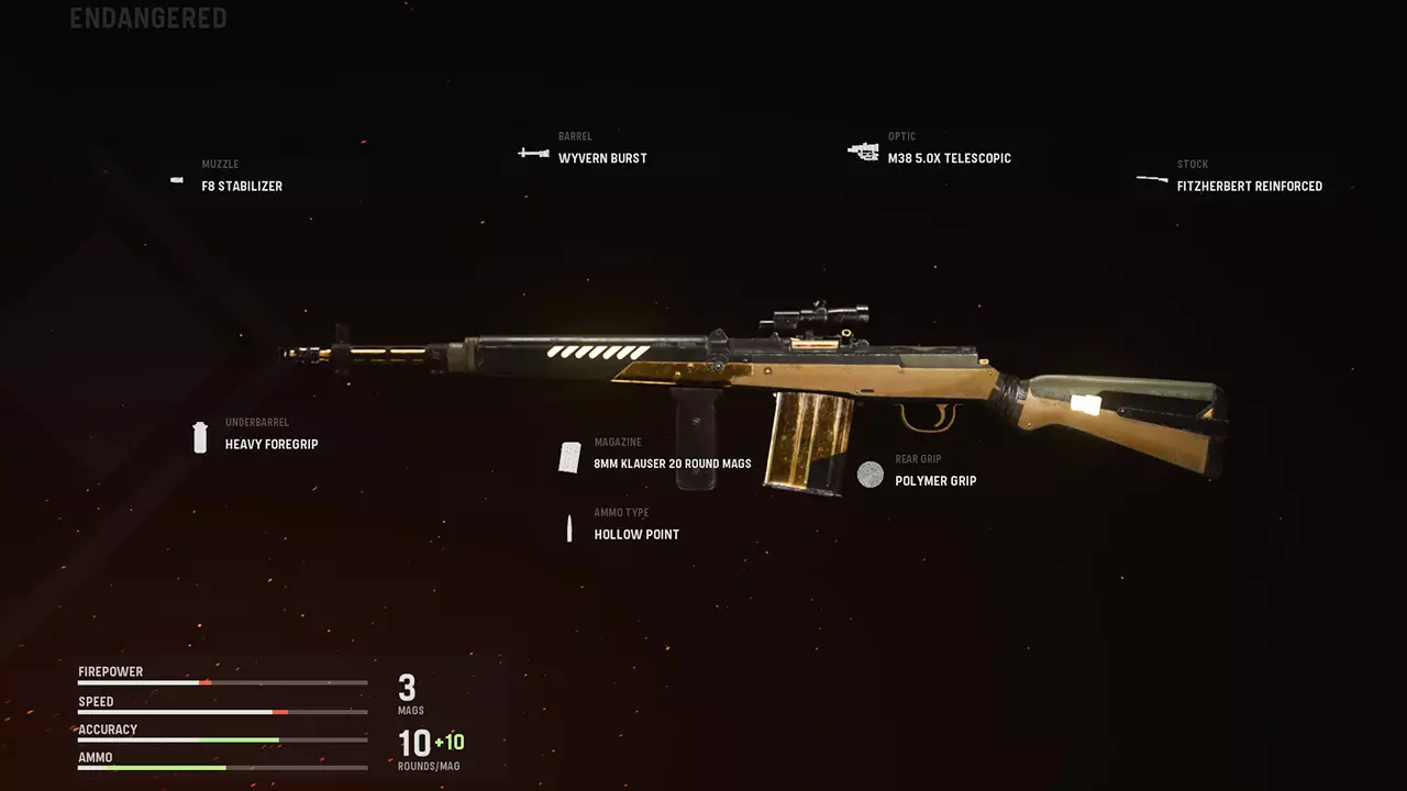 Endangered - COD Warzone and Vanguard Weapon Blueprint | Call of Duty Endangered - COD Warzone and Vanguard Weapon Blueprint | Call of Duty