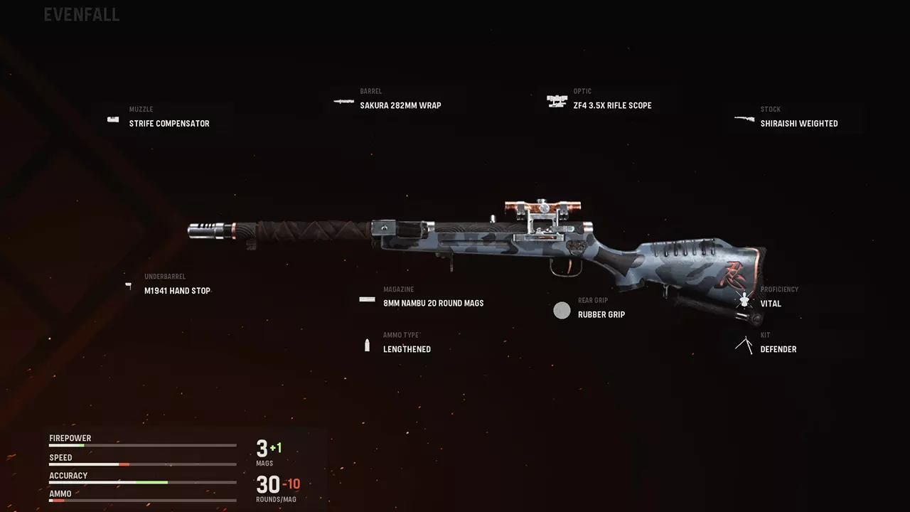 Evenfall - COD Warzone and Vanguard Weapon Blueprint | Call of Duty
