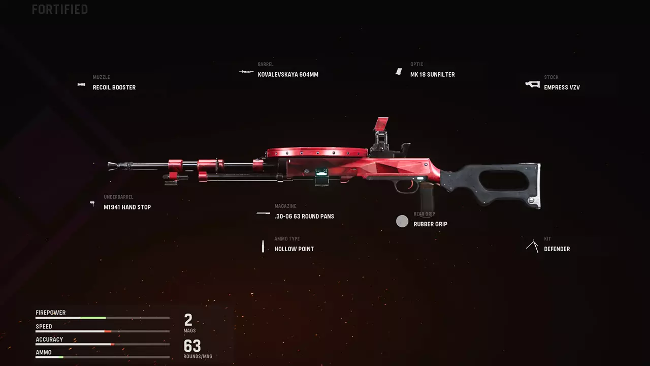 Fortified - COD Warzone and Vanguard Weapon Blueprint | Call of Duty