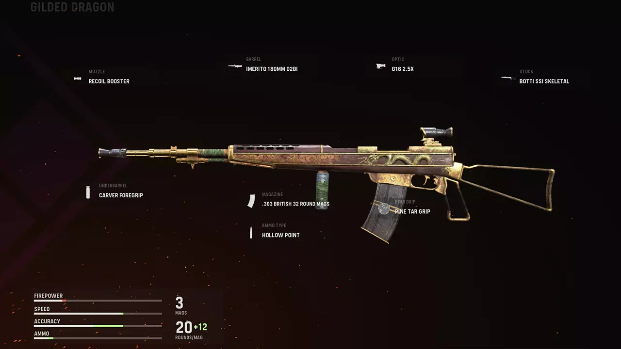 Gilded Dragon - COD Warzone and Vanguard Weapon Blueprint | Call of Duty