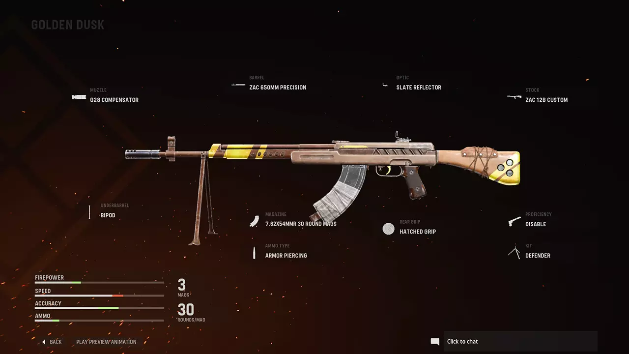 Golden Dusk - COD Warzone and Vanguard Weapon Blueprint | Call of Duty