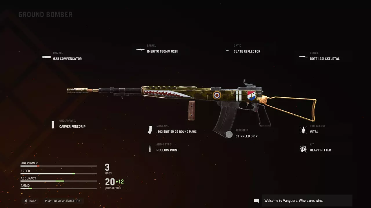 Ground Bomber - COD Warzone and Vanguard Weapon Blueprint | Call of Duty Ground Bomber - COD Warzone and Vanguard Weapon Blueprint | Call of Duty