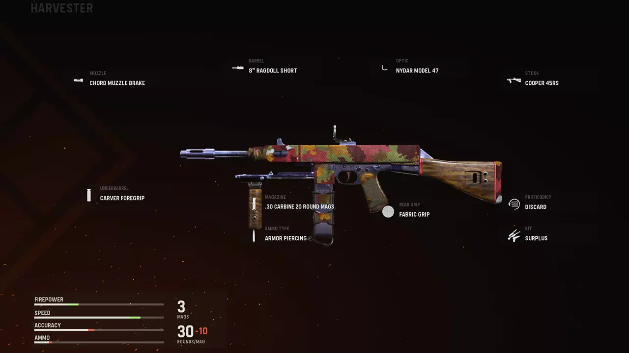 Harvester - COD Warzone and Vanguard Weapon Blueprint | Call of Duty