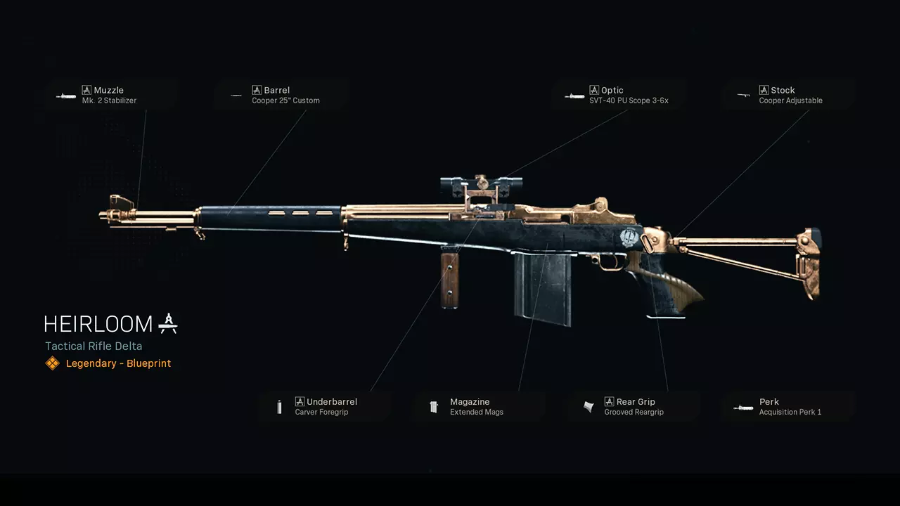 Heirloom - COD Warzone and Vanguard Weapon Blueprint | Call of Duty Heirloom - COD Warzone and Vanguard Weapon Blueprint | Call of Duty