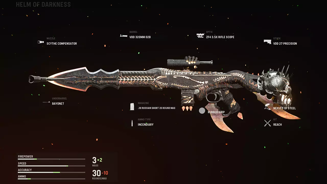 Helm of Darkness - COD Warzone and Vanguard Weapon Blueprint | Call of Duty