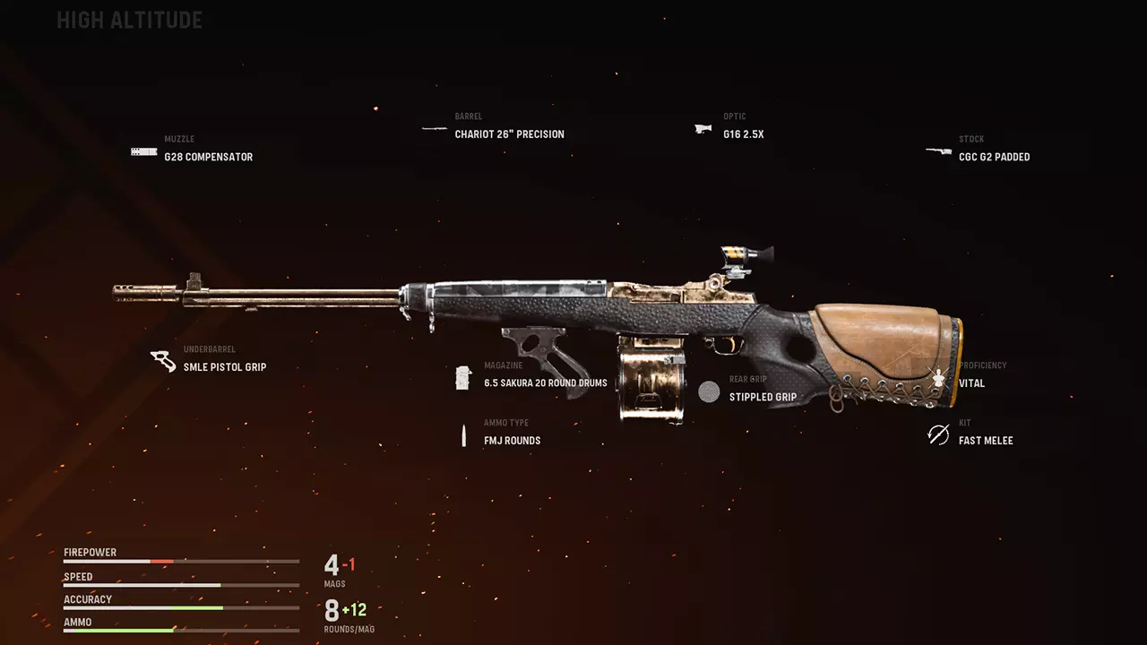 High Altitude - COD Warzone and Vanguard Weapon Blueprint | Call of Duty