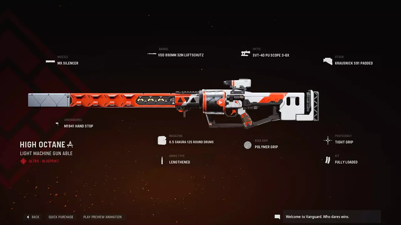High Octane - COD Warzone and Vanguard Weapon Blueprint | Call of Duty High Octane - COD Warzone and Vanguard Weapon Blueprint | Call of Duty
