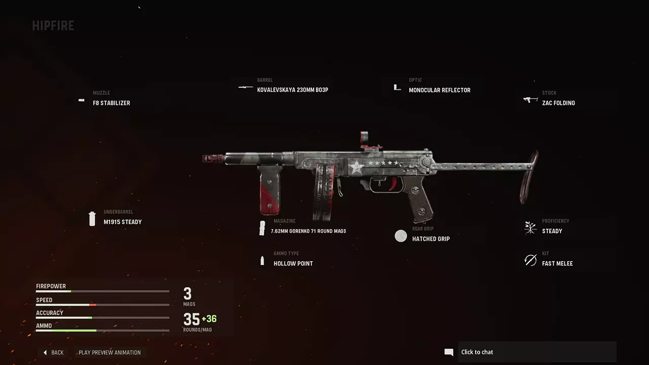Hipfire - COD Warzone and Vanguard Weapon Blueprint | Call of Duty