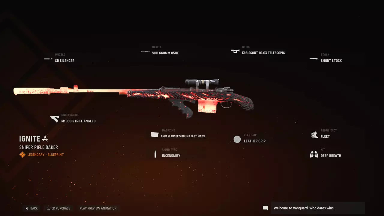 Ignite - COD Warzone and Vanguard Weapon Blueprint | Call of Duty Ignite - COD Warzone and Vanguard Weapon Blueprint | Call of Duty