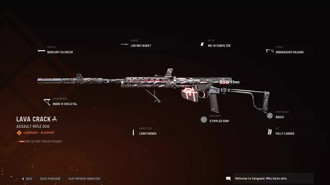 Lava Crack - COD Warzone and Vanguard Weapon Blueprint | Call of Duty