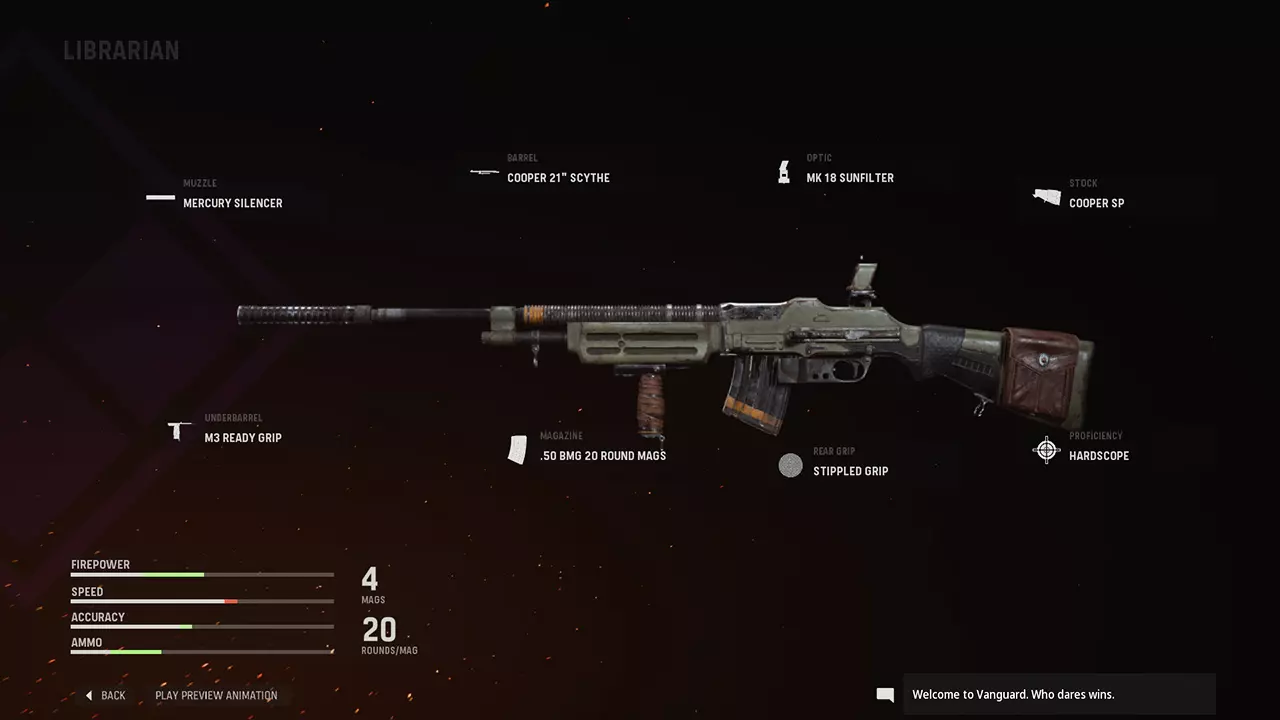 Librarian - COD Warzone and Vanguard Weapon Blueprint | Call of Duty Librarian - COD Warzone and Vanguard Weapon Blueprint | Call of Duty
