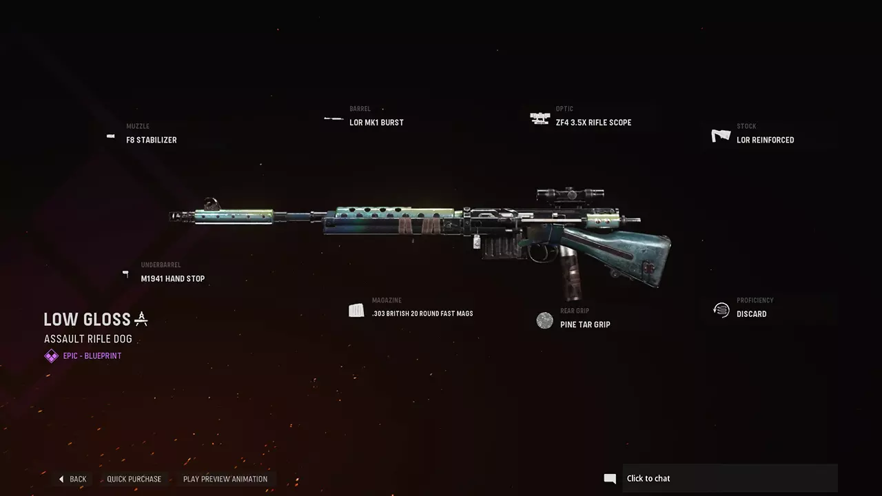 Low Gloss - COD Warzone and Vanguard Weapon Blueprint | Call of Duty