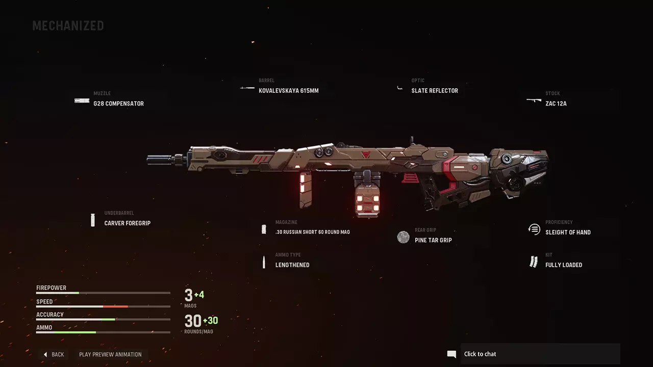 Mechanized - COD Warzone and Vanguard Weapon Blueprint | Call of Duty Mechanized - COD Warzone and Vanguard Weapon Blueprint | Call of Duty