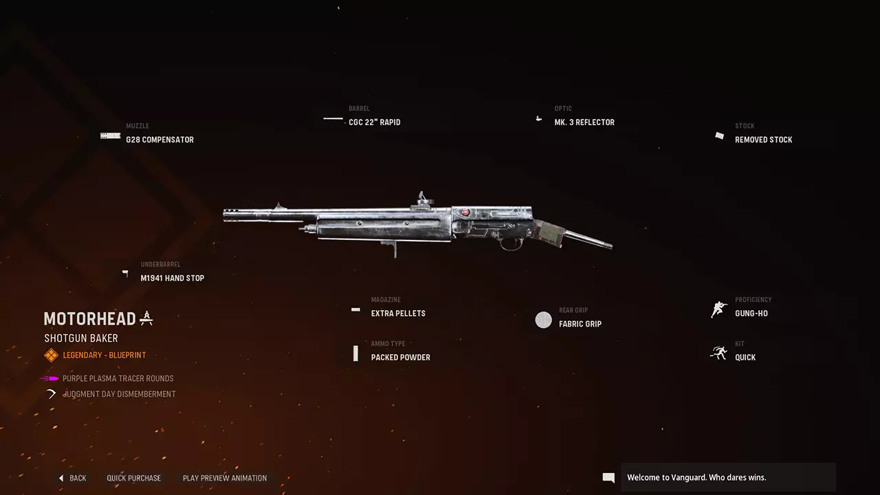 Motorhead - COD Warzone and Vanguard Weapon Blueprint | Call of Duty Motorhead - COD Warzone and Vanguard Weapon Blueprint | Call of Duty