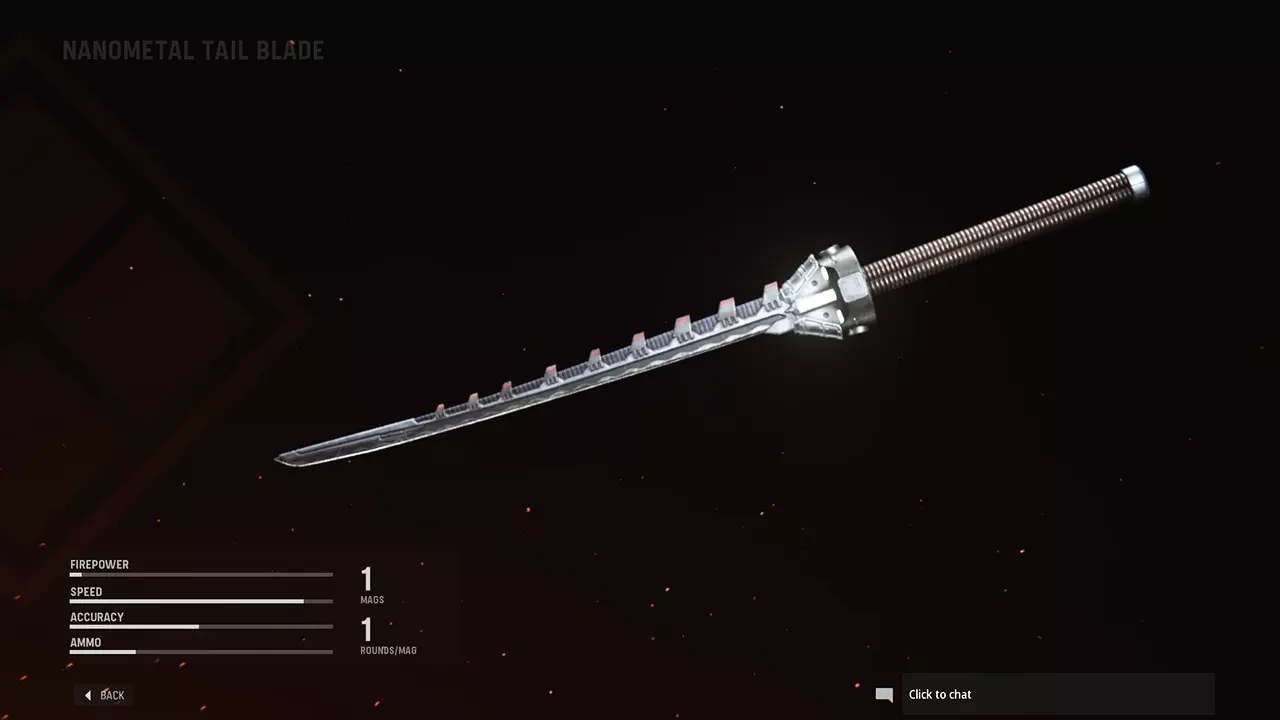 Nanometal Tail Blade - COD Warzone and Vanguard Weapon Blueprint | Call of Duty Nanometal Tail Blade - COD Warzone and Vanguard Weapon Blueprint | Call of Duty