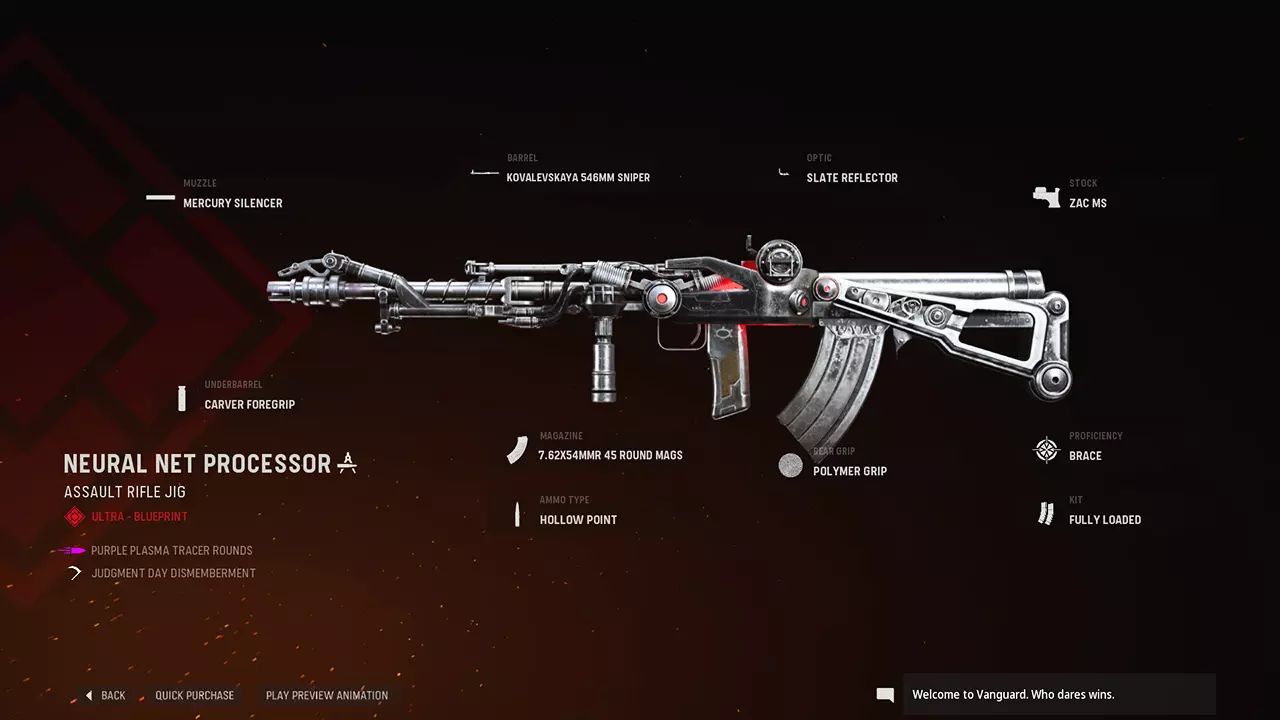 Neural Net Processor - COD Warzone and Vanguard Weapon Blueprint | Call of Duty