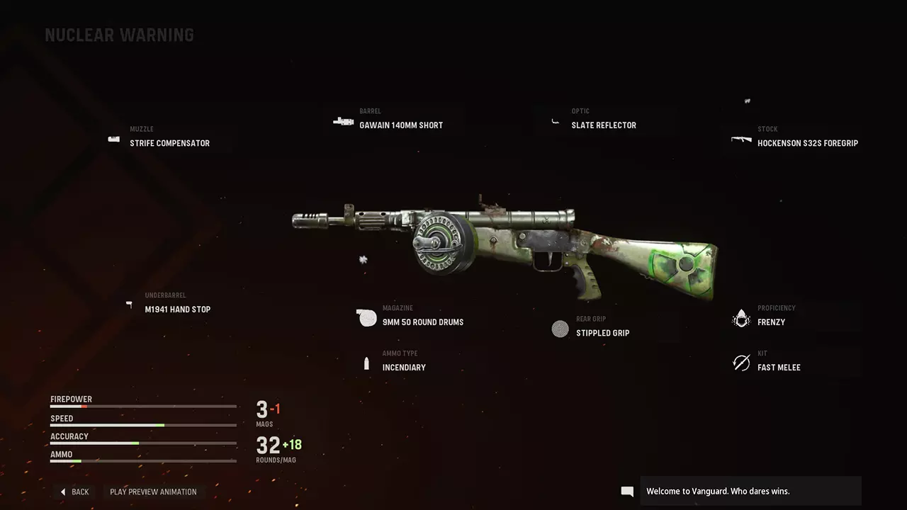 Nuclear Warning - COD Warzone and Vanguard Weapon Blueprint | Call of Duty