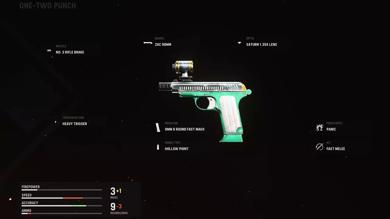 One-Two Punch / Kelly Green - COD Warzone and Vanguard Weapon Blueprint | Call of Duty