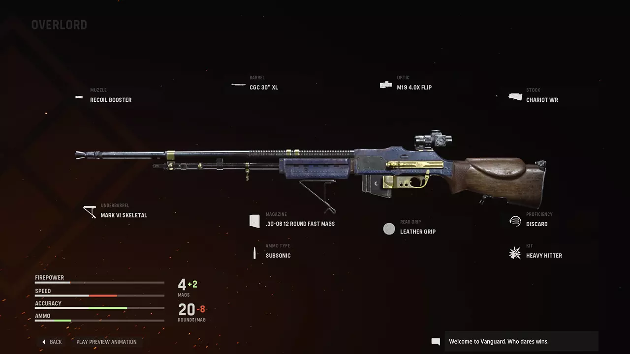 Overlord - COD Warzone and Vanguard Weapon Blueprint | Call of Duty