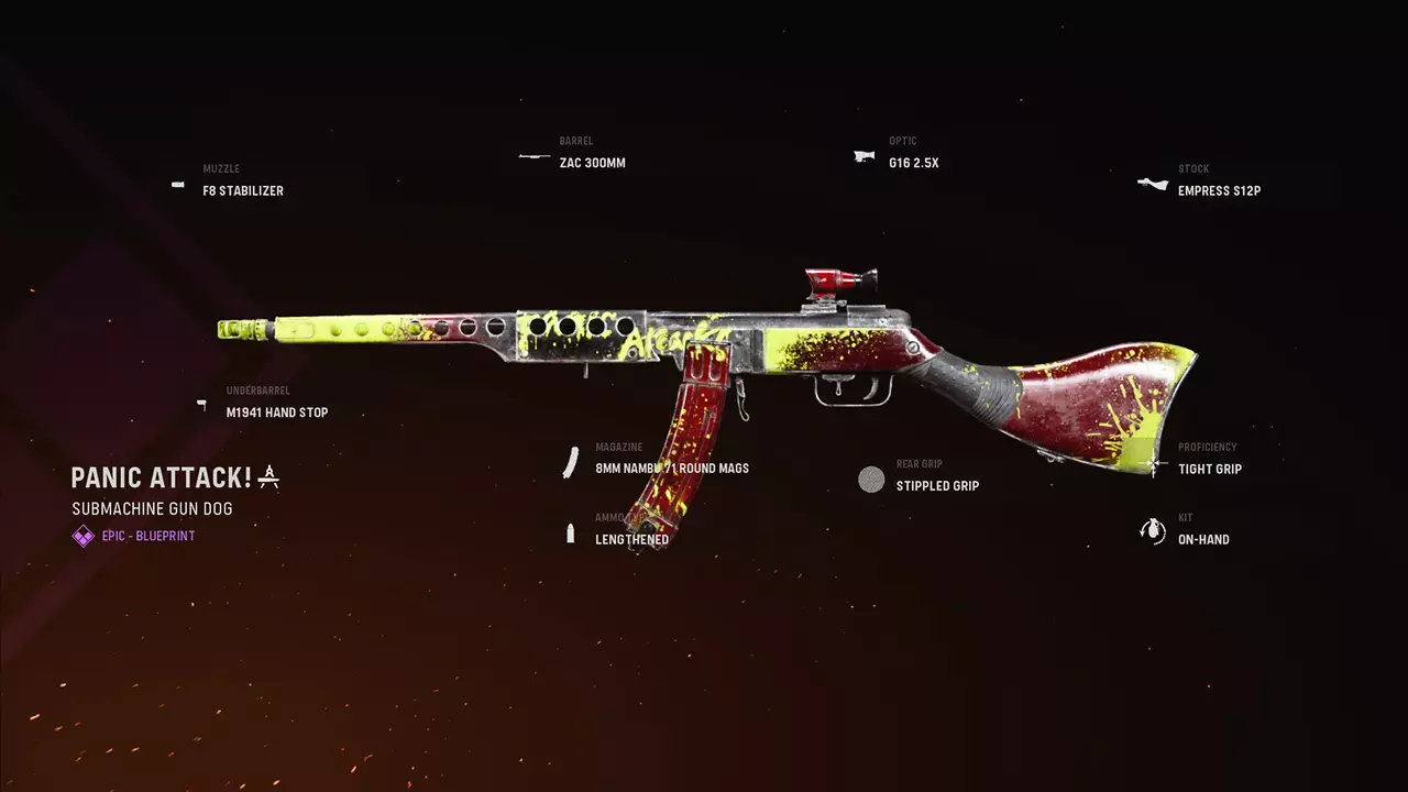 Panic Attack - COD Warzone and Vanguard Weapon Blueprint | Call of Duty Panic Attack - COD Warzone and Vanguard Weapon Blueprint | Call of Duty