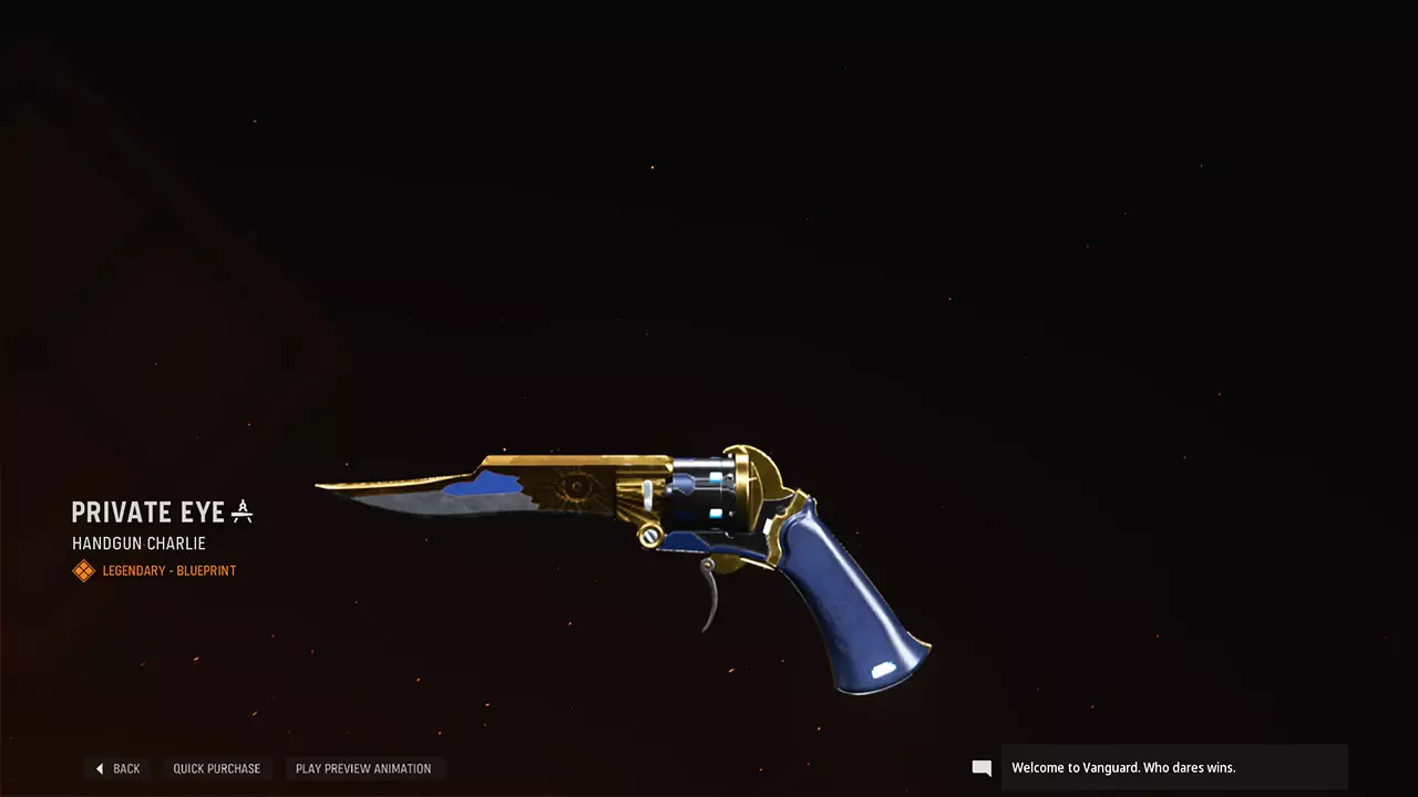 Private Eye - COD Warzone and Vanguard Weapon Blueprint | Call of Duty Private Eye - COD Warzone and Vanguard Weapon Blueprint | Call of Duty