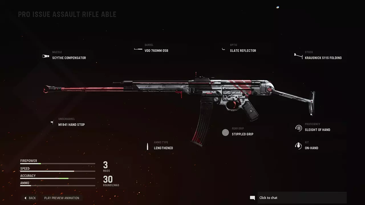 Pro Issue Assault Rifle Able - COD Warzone and Vanguard Weapon Blueprint | Call of Duty