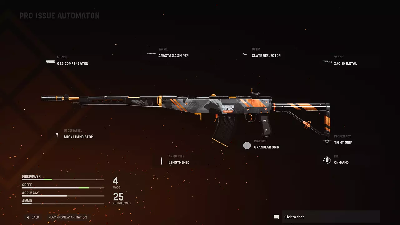 Pro Issue Automaton - COD Warzone and Vanguard Weapon Blueprint | Call of Duty