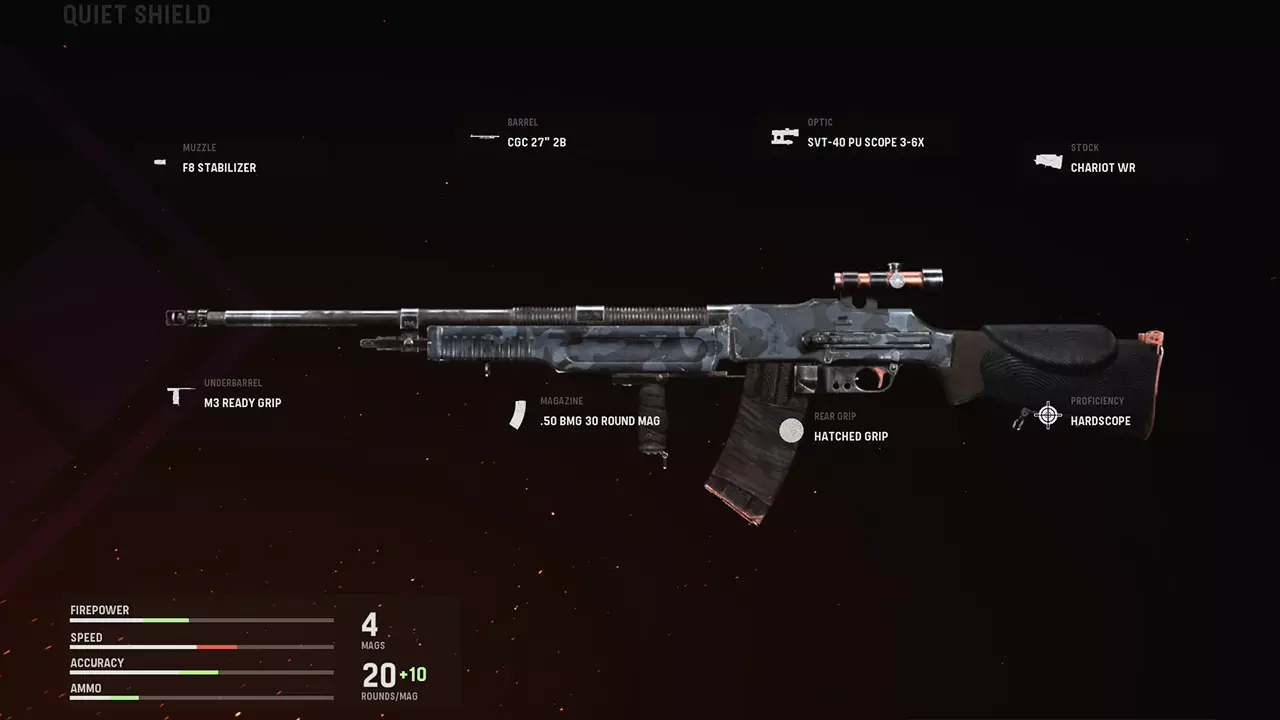 Quiet Shield - COD Warzone and Vanguard Weapon Blueprint | Call of Duty Quiet Shield - COD Warzone and Vanguard Weapon Blueprint | Call of Duty