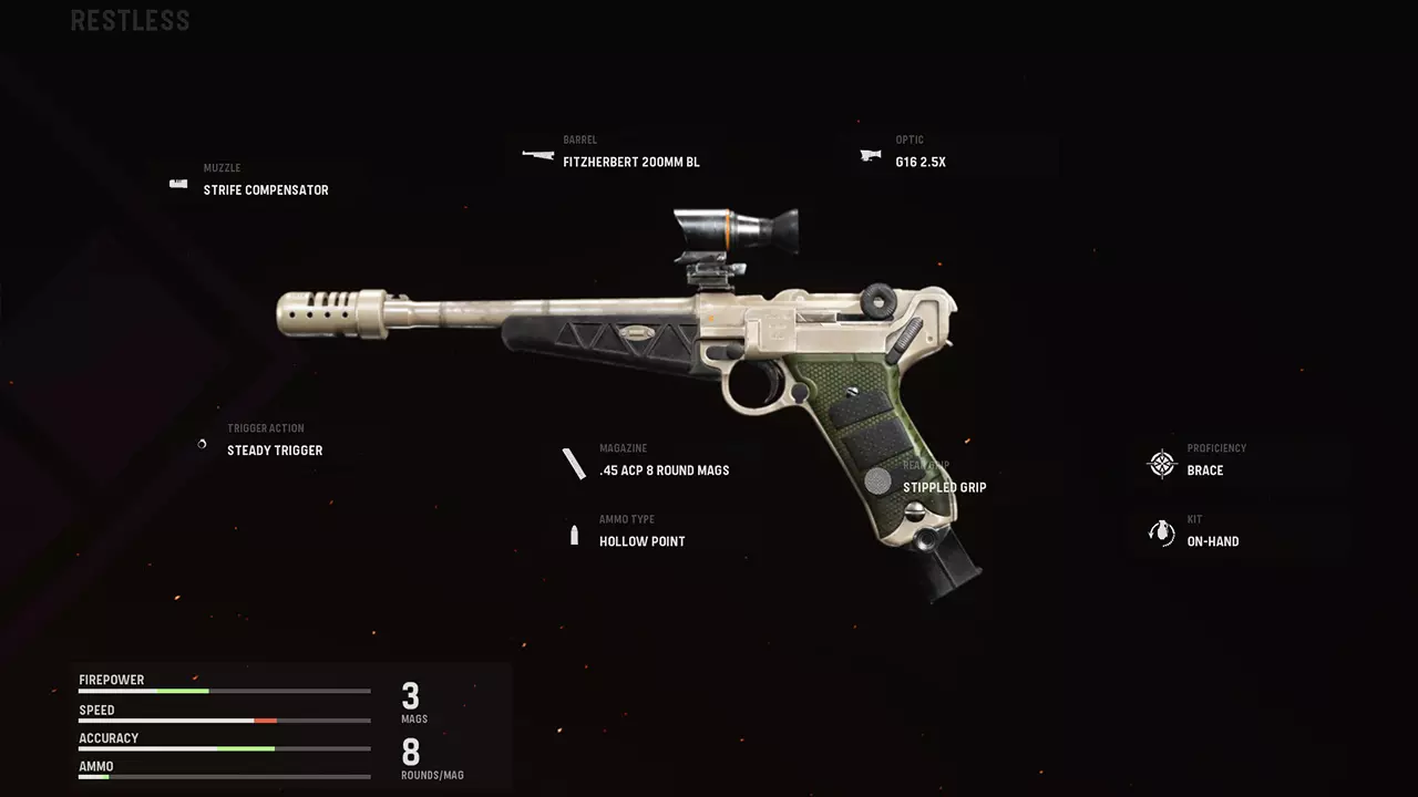 Restless - COD Warzone and Vanguard Weapon Blueprint | Call of Duty Restless - COD Warzone and Vanguard Weapon Blueprint | Call of Duty