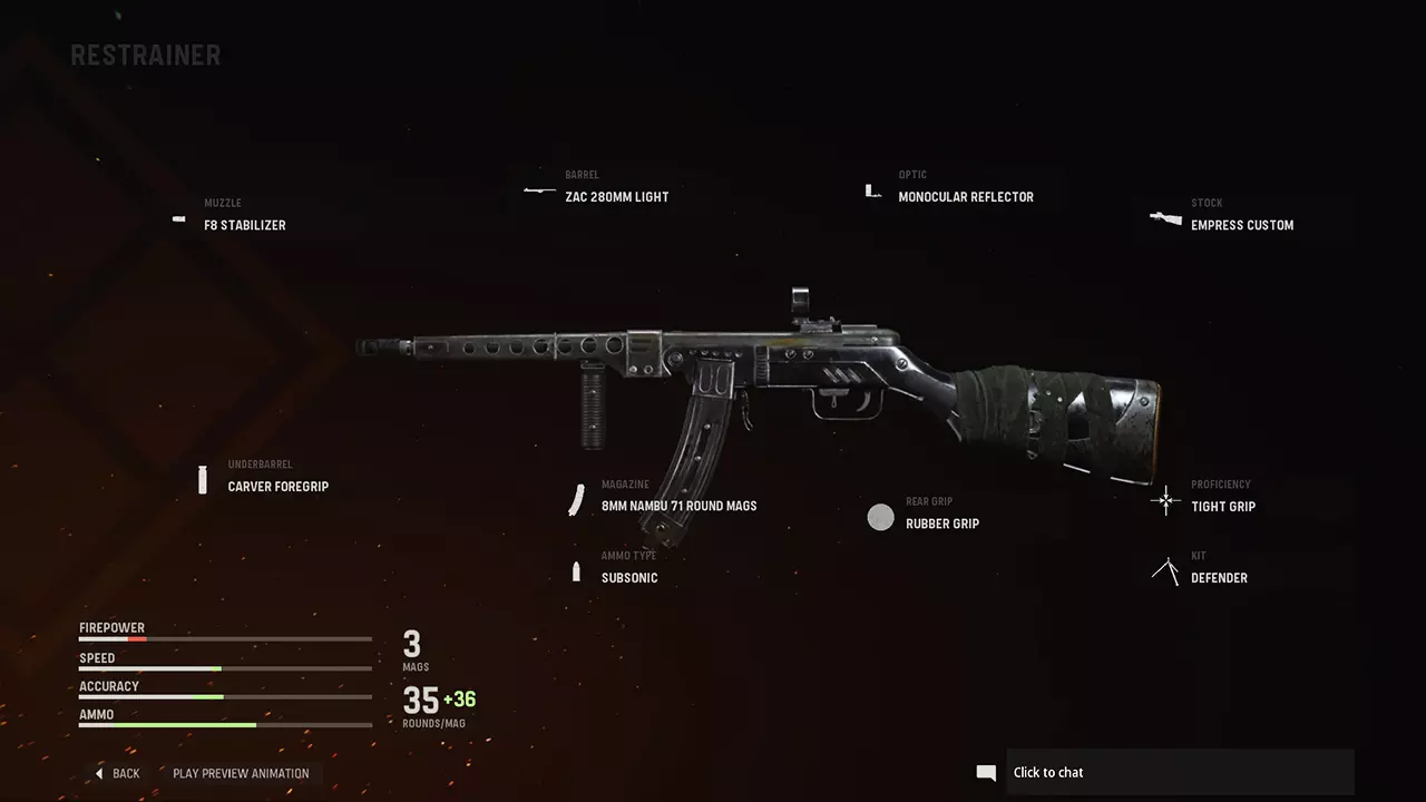 Restrainer - COD Warzone and Vanguard Weapon Blueprint | Call of Duty