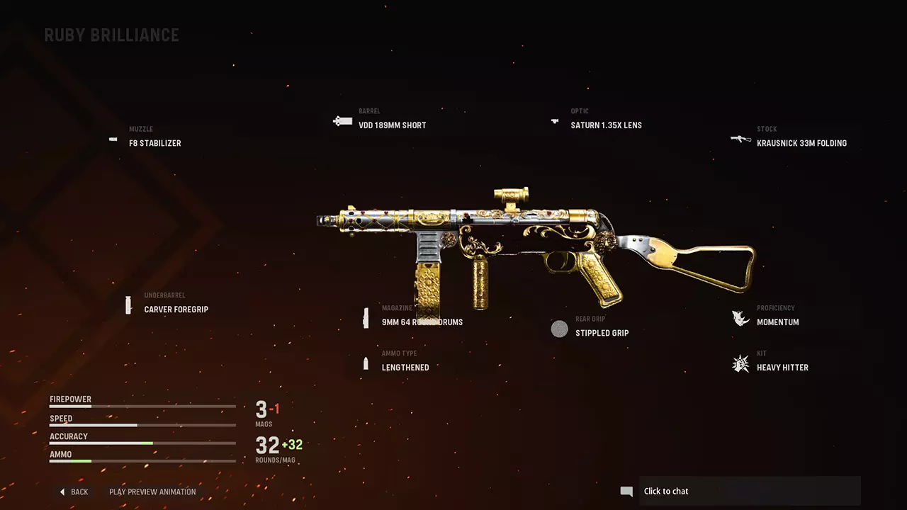 Ruby Brilliance - COD Warzone and Vanguard Weapon Blueprint | Call of Duty