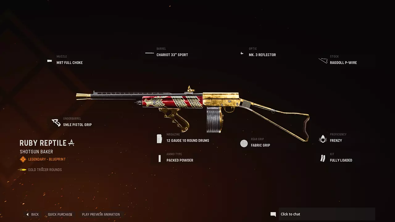 Ruby Reptile - COD Warzone and Vanguard Weapon Blueprint | Call of Duty