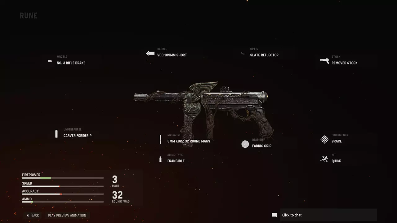 Rune - COD Warzone and Vanguard Weapon Blueprint | Call of Duty