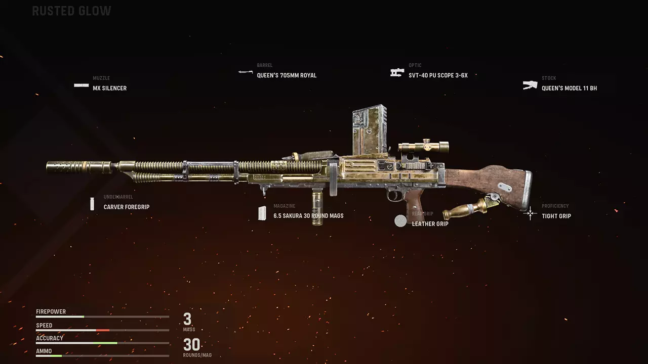 Rusted Glow - COD Warzone and Vanguard Weapon Blueprint | Call of Duty