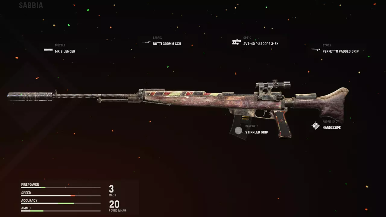 Sabbia - COD Warzone and Vanguard Weapon Blueprint | Call of Duty Sabbia - COD Warzone and Vanguard Weapon Blueprint | Call of Duty