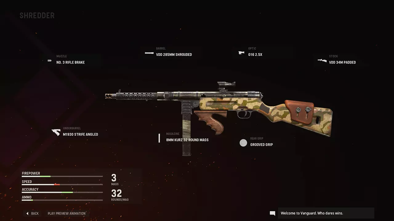 Shredder - COD Warzone and Vanguard Weapon Blueprint | Call of Duty Shredder - COD Warzone and Vanguard Weapon Blueprint | Call of Duty
