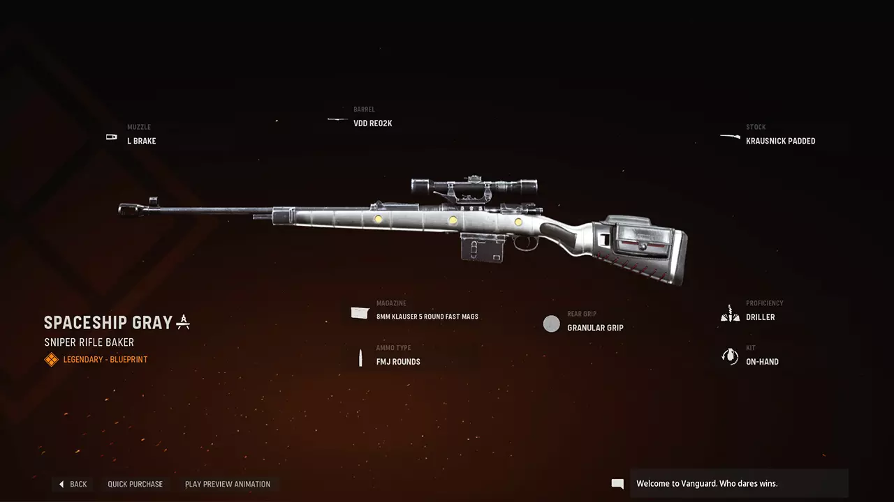 Spaceship Gray - COD Warzone and Vanguard Weapon Blueprint | Call of Duty Spaceship Gray - COD Warzone and Vanguard Weapon Blueprint | Call of Duty