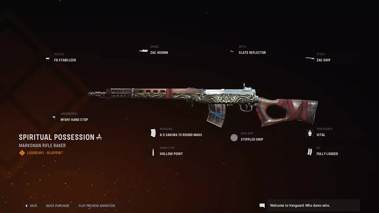 Spiritual Possession - COD Warzone and Vanguard Weapon Blueprint | Call of Duty Spiritual Possession - COD Warzone and Vanguard Weapon Blueprint | Call of Duty