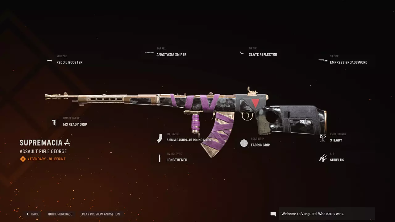 Supremacia - COD Warzone and Vanguard Weapon Blueprint | Call of Duty Supremacia - COD Warzone and Vanguard Weapon Blueprint | Call of Duty