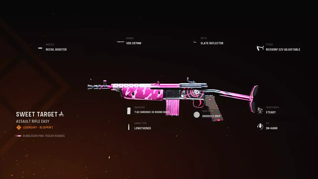 Sweet Target - COD Warzone and Vanguard Weapon Blueprint | Call of Duty Sweet Target - COD Warzone and Vanguard Weapon Blueprint | Call of Duty