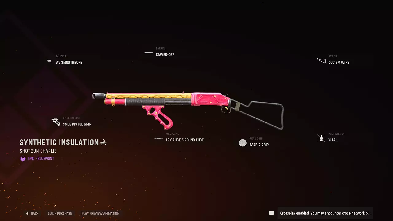 Synthetic Insulation - COD Warzone and Vanguard Weapon Blueprint | Call of Duty